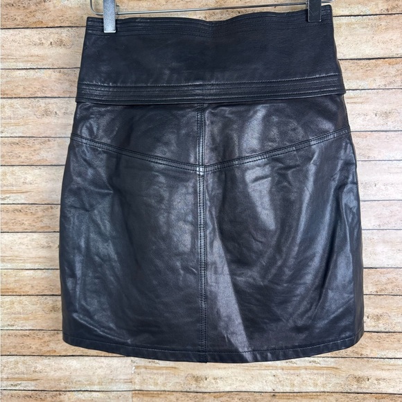 Rebecca Minkoff Callie Leather Mini Skirt XS - Picture 5 of 12